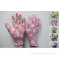 13 Gauge Nylon/Polyester Shell Nitrile Coating Garden Glove (DNN355)